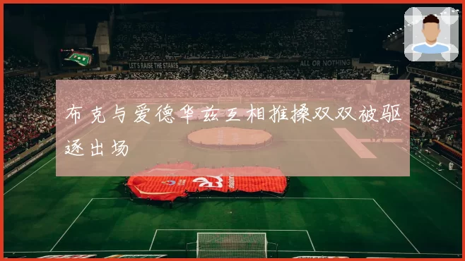 布克与爱德华兹互相推搡双双被驱逐出场